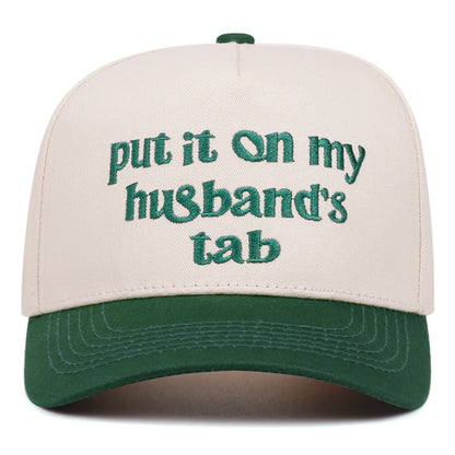 Put It On Letter Embroidery Baseball Caps