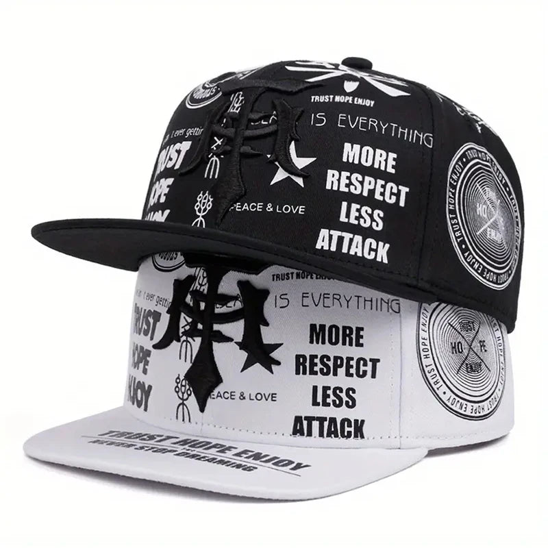 2025 Personalized New Dagger Graffiti Street Pop Hip Hop Hat Outdoor Sports
