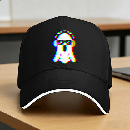 Ghost Trippy Vaporwave Hunting Camping Baseball Caps
