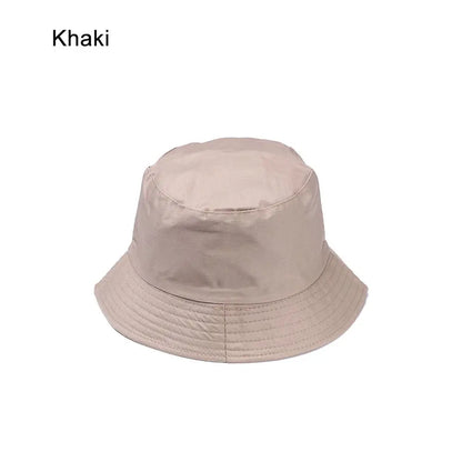 Fashion Cotton Casual Bucket Hat Candy Color Sun Caps Fisherman Cap