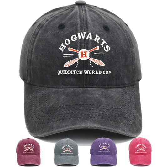 Harry Potter Embroidered Washed Baseball Hat