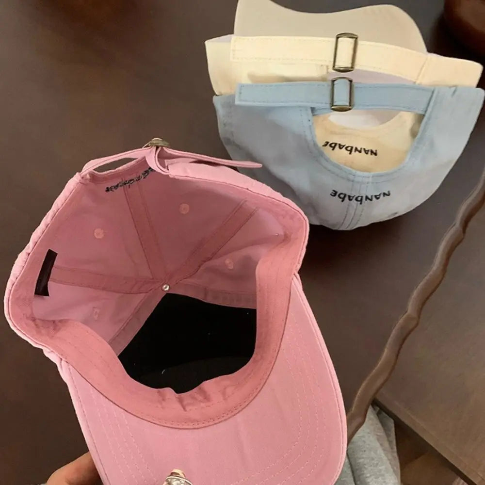Retro Embroidered Embroidery Baseball Cap Animals Peaked Cap Canvas Baseball Hat