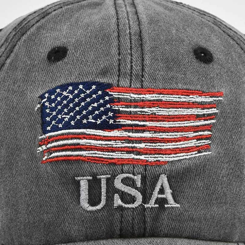 Unisex Tactical Military Baseball Cap Fashion Cotton USA American Flag For Men Women