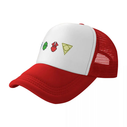 Twilight Imperium Technology Symbols Pixel Art Baseball Cap