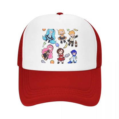Vocaloid Chibi Chaos! Miku Cap Casual Mesh Baseball Caps