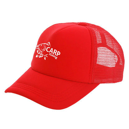 Carp Fish Trucker Caps Men Funny Fishing Printing Hat Baseball Cap