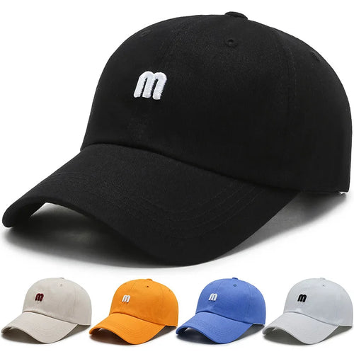 Women's Hats Baseball Caps Korean Plain Letters Polyester Cotton Embroidery