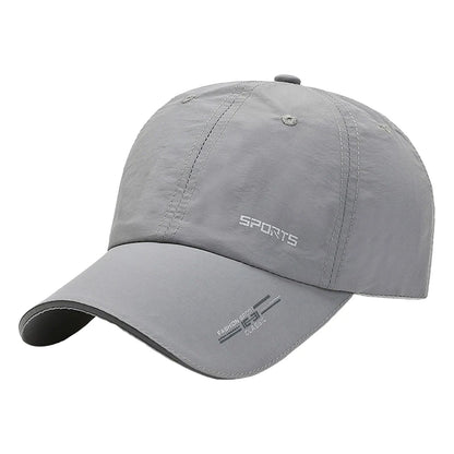 Quick Drying Solid Baseball Cap Sunscreen Breathable