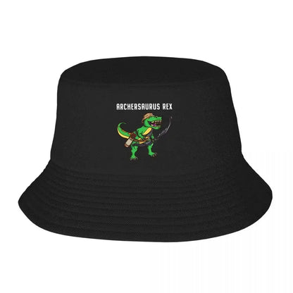 Archersaurus Rex Archery Bow Hunting Gifts Bucket Hat