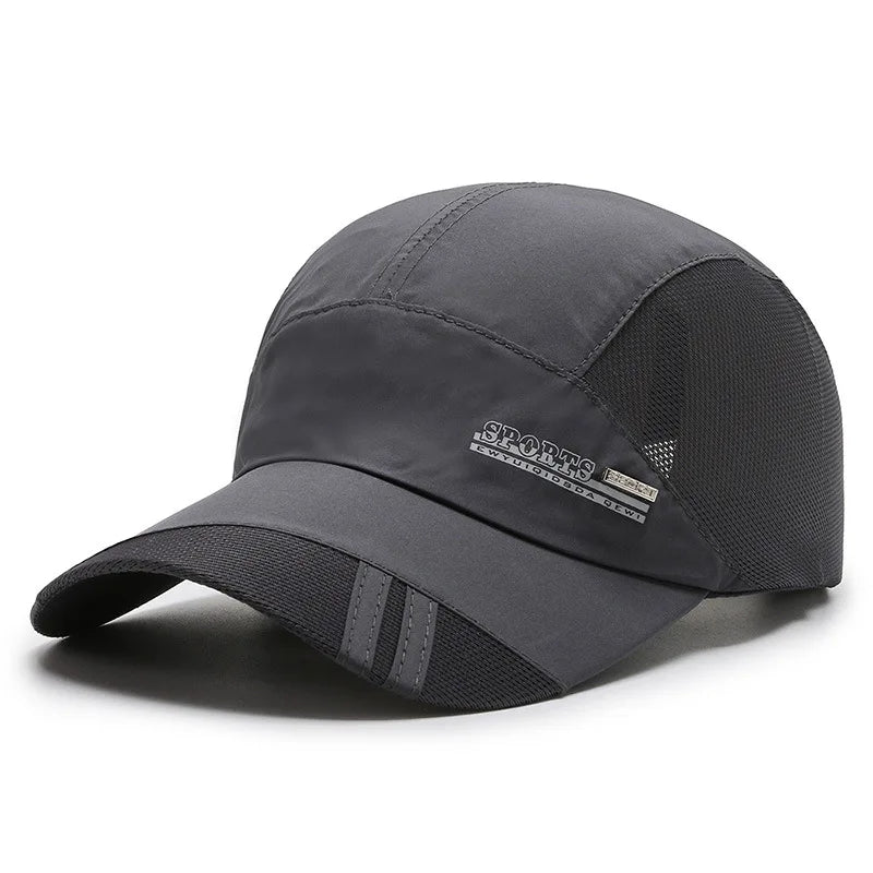 Summer Thin Men's Hat Sweat-absorbing Net Hat Fishing Hat Baseball Cap
