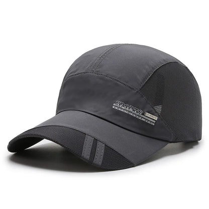Summer Thin Men's Hat Sweat-absorbing Net Hat Fishing Hat Baseball Cap