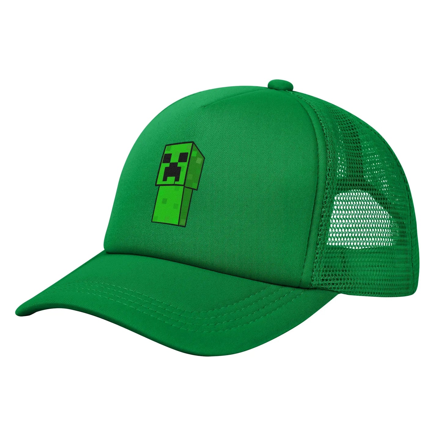 Unisex Creepers mob sticker Trucker Cap Mesh Baseball Cap