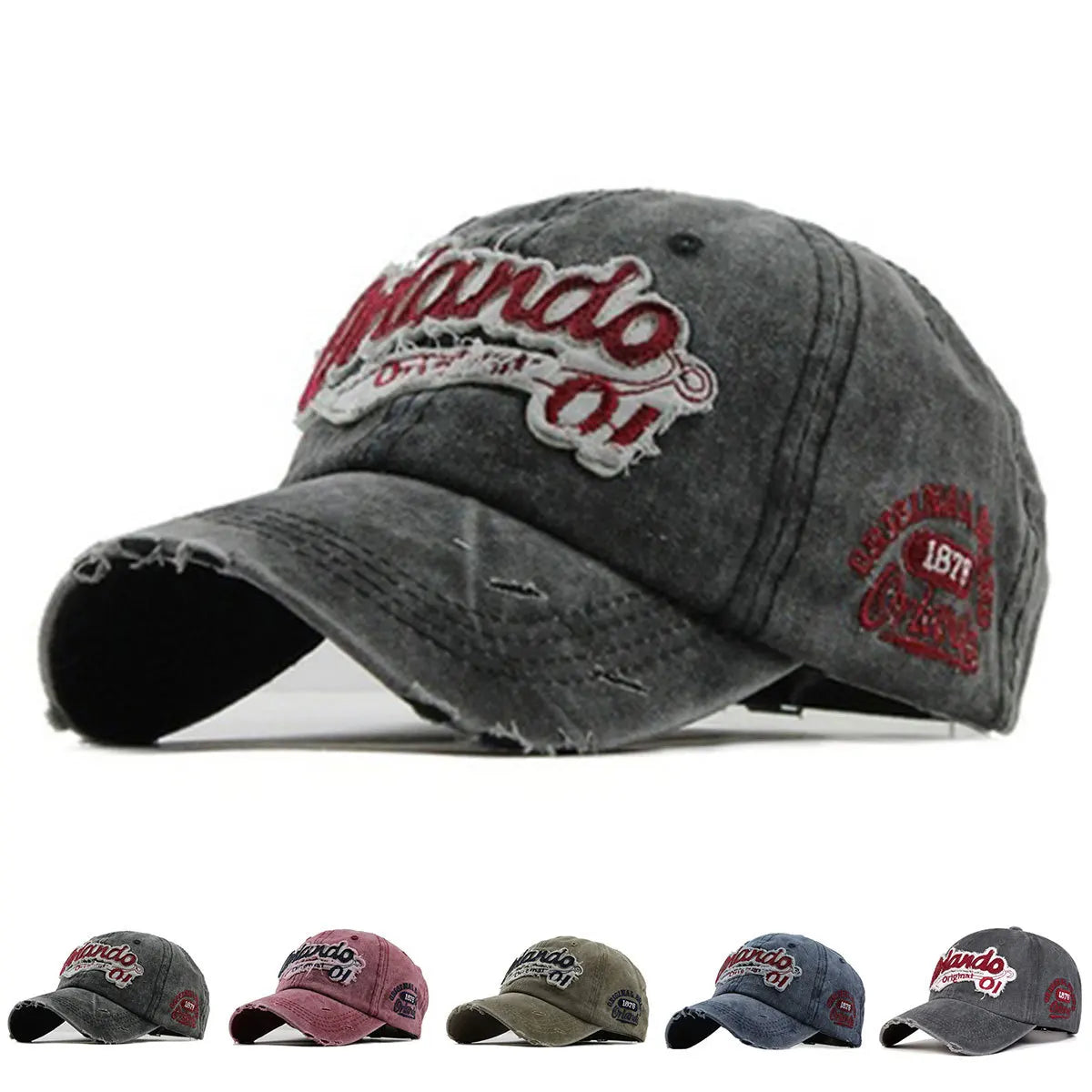 Spring And Autumn/Summer Broken Hole Baseball Hat Retro Men's Women's