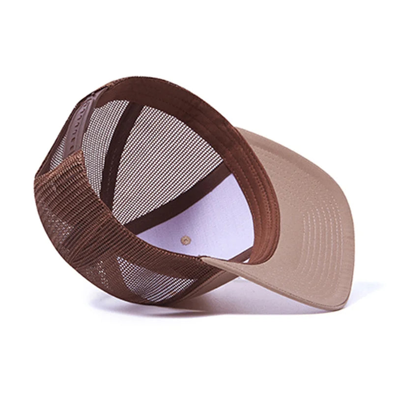 Peak TRAVEL Curved Adult Baseball Cap for Men Women Outdoor Mesh Duck Hat