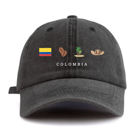 Colombia Flag Printed Baseball Cap