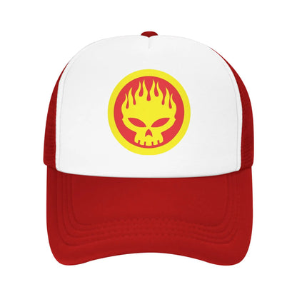 Adult Manic Skull The Offspring Baseball Hat Fitted Mesh Baseball Cap