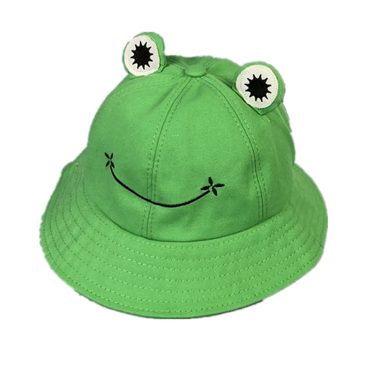 Froggy Bucket Hat Cap Cute Outdoor Sun Hat