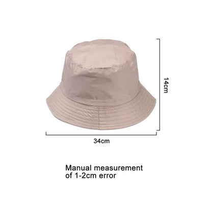 Women Men Bucket Hat Anti-UV Beach Sun Hat Summer Sunscreen Panama Hat