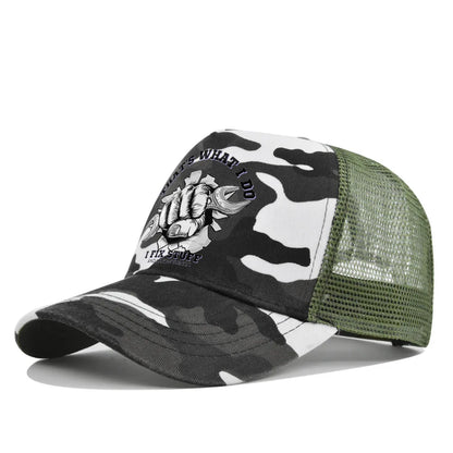 New Fashion Spring Summer Printed Mesh Breathable Baseball Cap