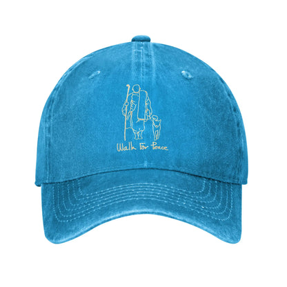Walk For Peace Washed Baseball Cap