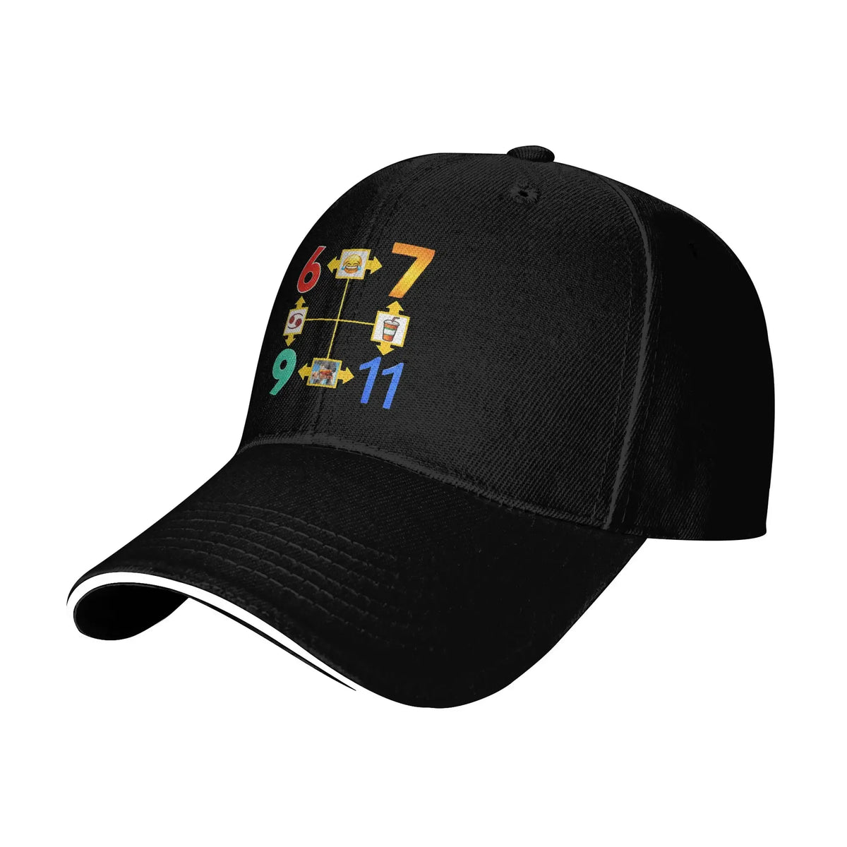 6 7 9 11 Meme Diagram Baseball Cap