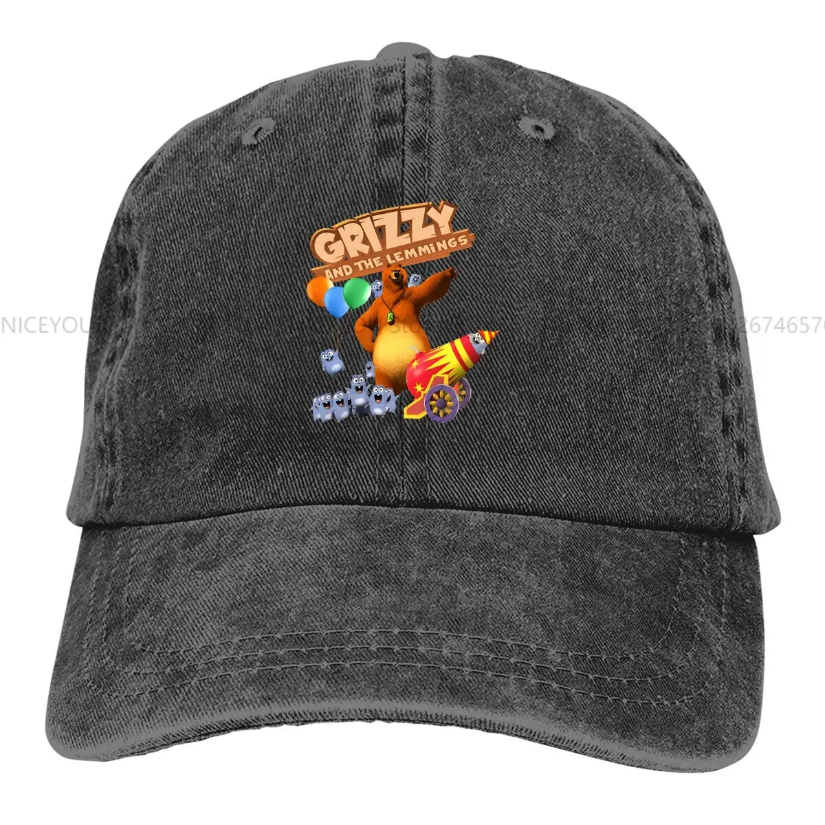 Grizzy and the Lemmings Baseball Cap