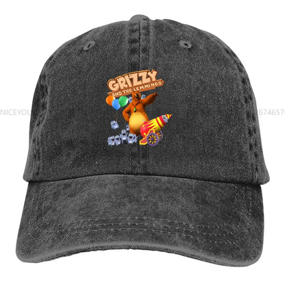 Grizzy and the Lemmings Baseball Cap