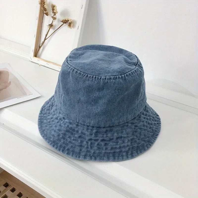 New Denim Fisherman Hat