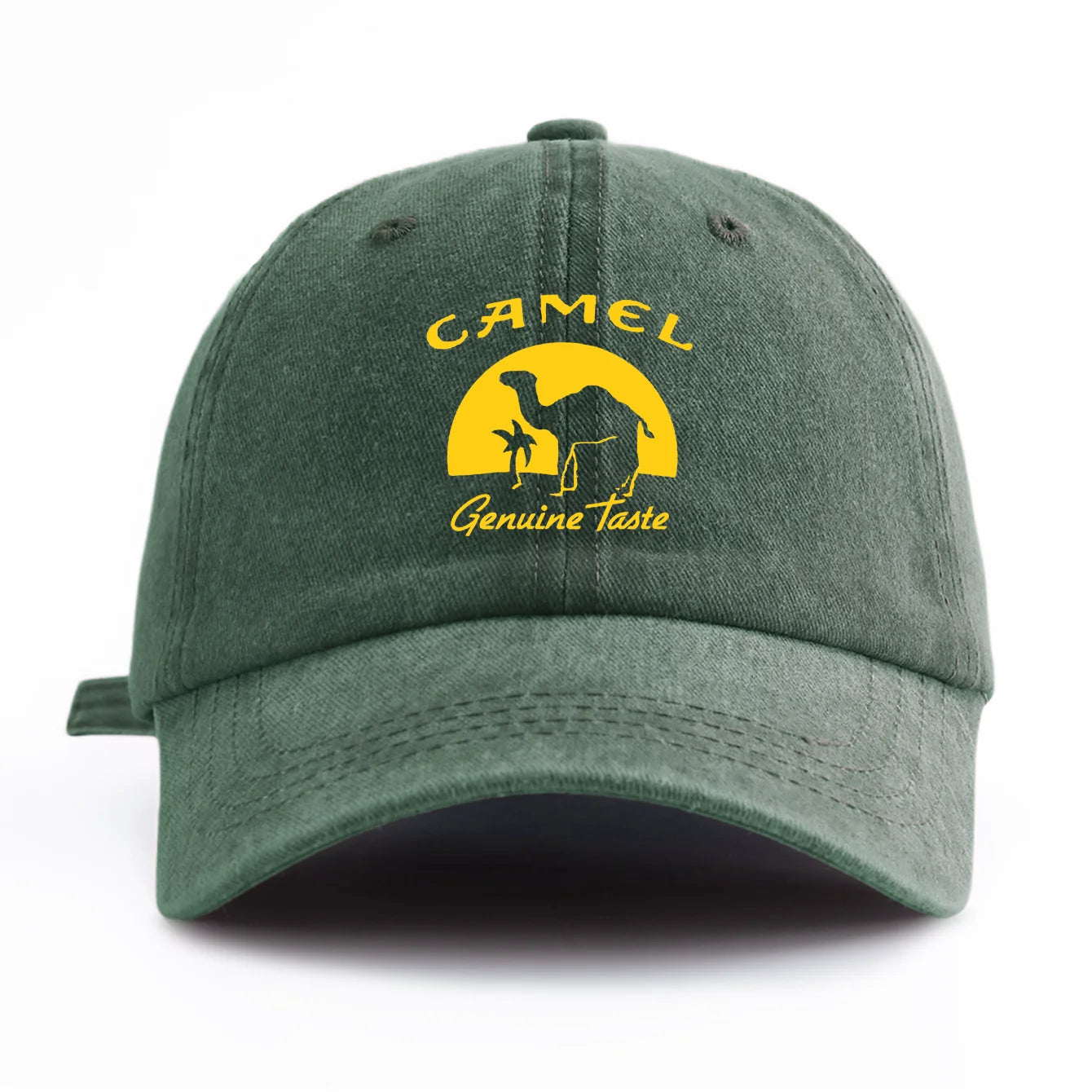 CAMEL Print Washed Baseball Cap For Adults