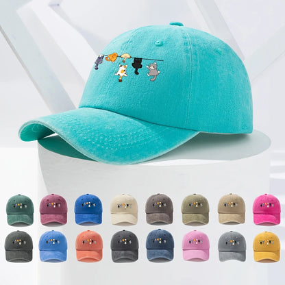 Super Cute Cat-Themed Baseball Cap