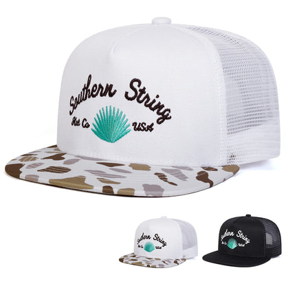 Unisex SOUTHERN STRING Embroidery Hip-hop Net Hats Snapback Caps Baseball Caps Sunscreen Hat Cap