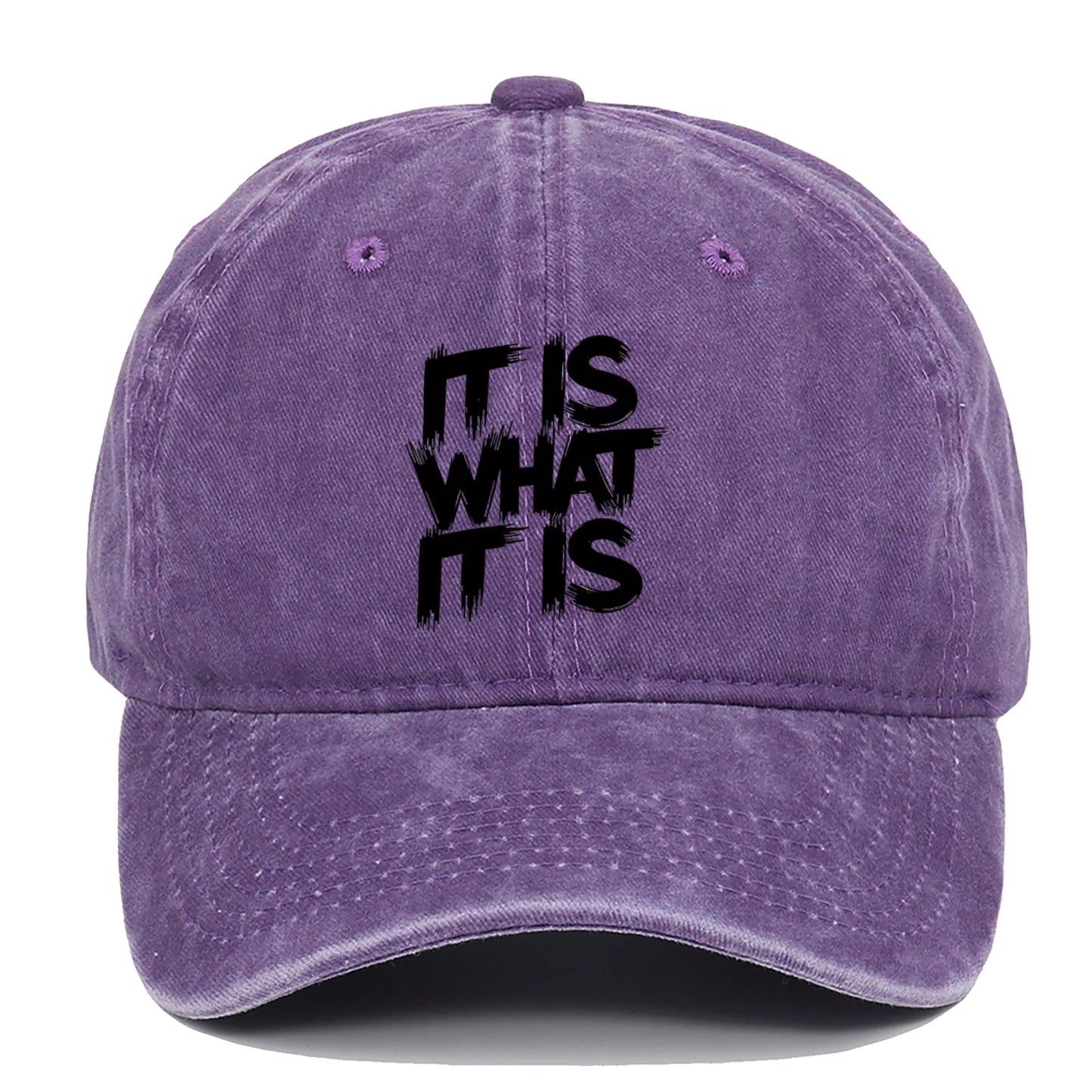 Black Letter Printed Baseball Caps For Men And Women
