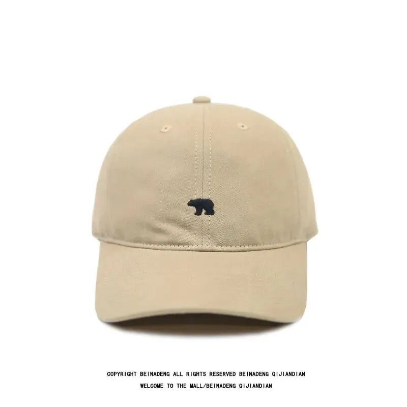 Cartoon Polar Bear Embroidery Baseball Cap