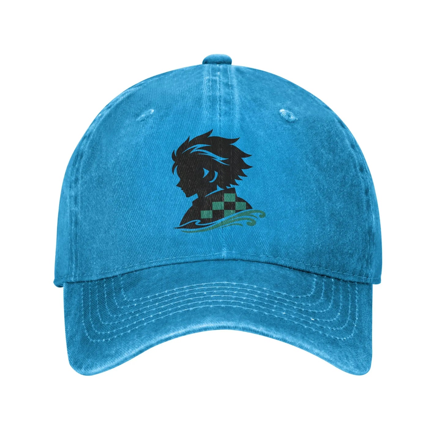 Demon Slayer Multicolor Hat Peaked Women's Cap Tanjiro Baseball Hat