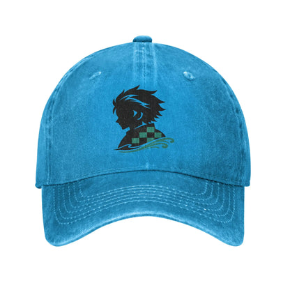 Demon Slayer Multicolor Hat Peaked Women's Cap Tanjiro Baseball Hat