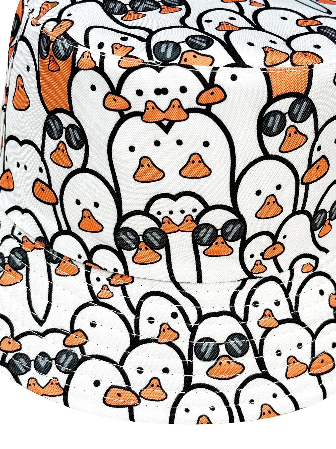 Fashionable Little White Goose Bucket Hat