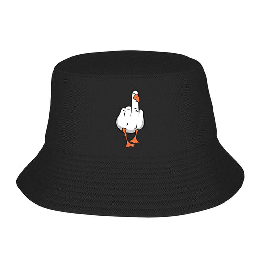 Finger Duck Bucket Hat Duck You Street Style Fisherman Caps