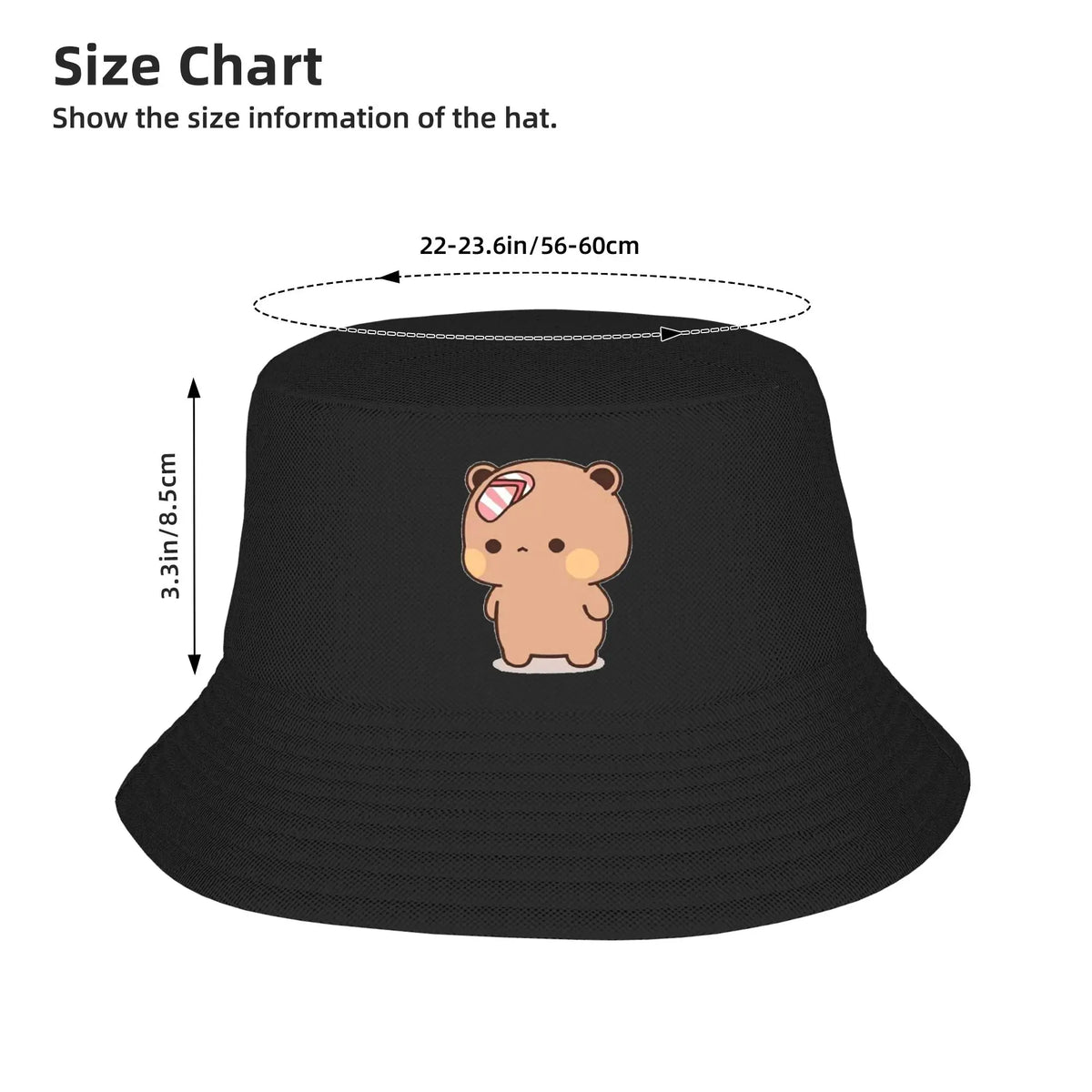 Bucket Hats Panda Bear Couple Bubu And Dudu