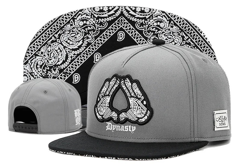 Classic Snapback Hat Cap Hip Hop Style Flat Bill Blank