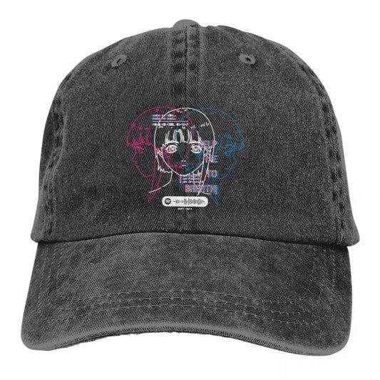 Serial Experiments Lain Anime Multicolor Hat Baseball Hat