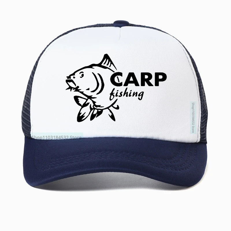 Funny Carp Fishing Baseball Cap