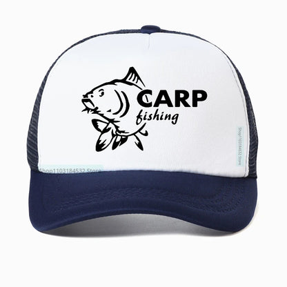 Funny Carp Fishing Baseball Cap