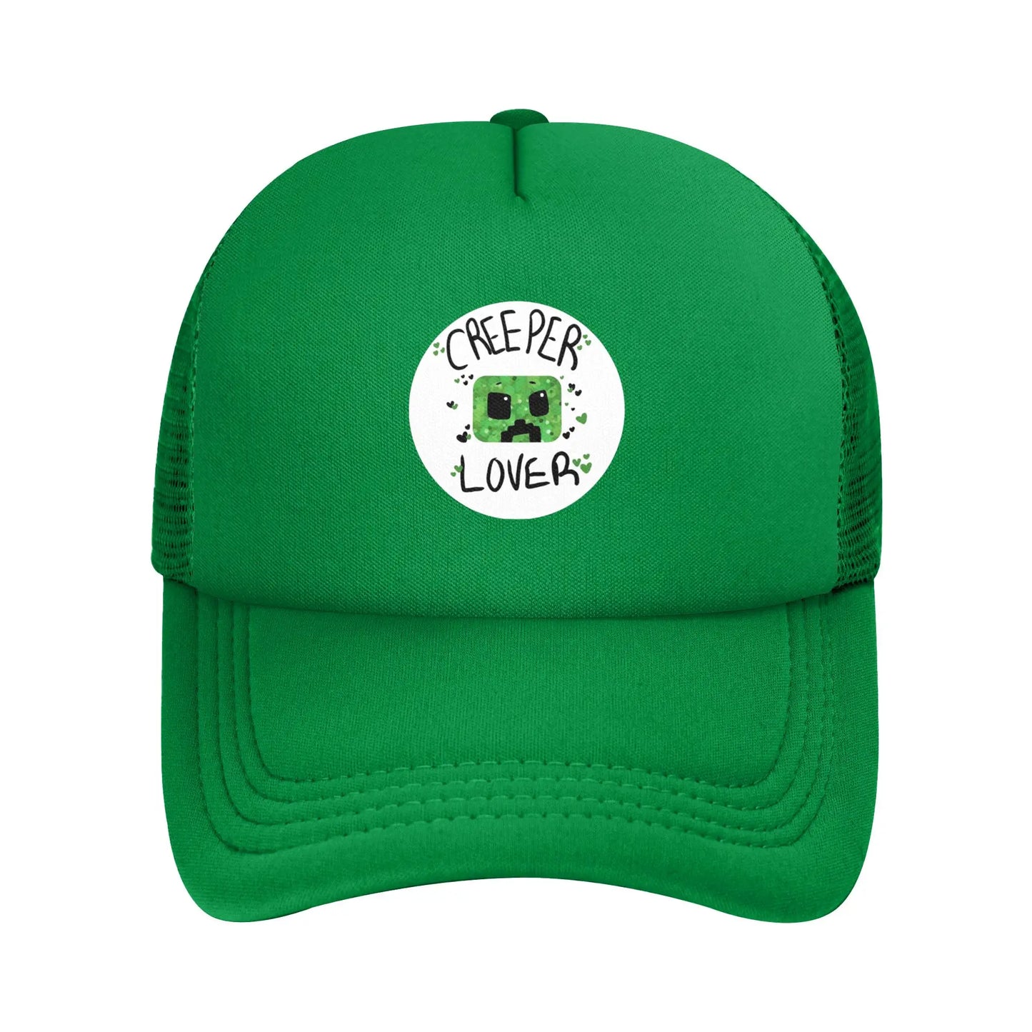 Unisex Creepers mob sticker Trucker Cap Mesh Baseball Cap
