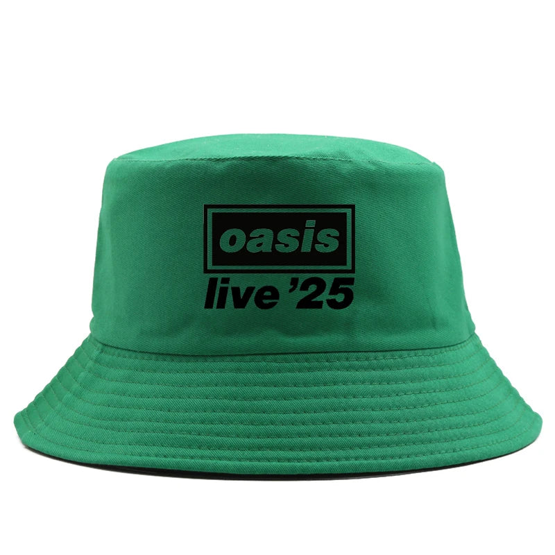 OASIS Black Solid Dots Bucket Hat Two Side Wear Unisex Men Women