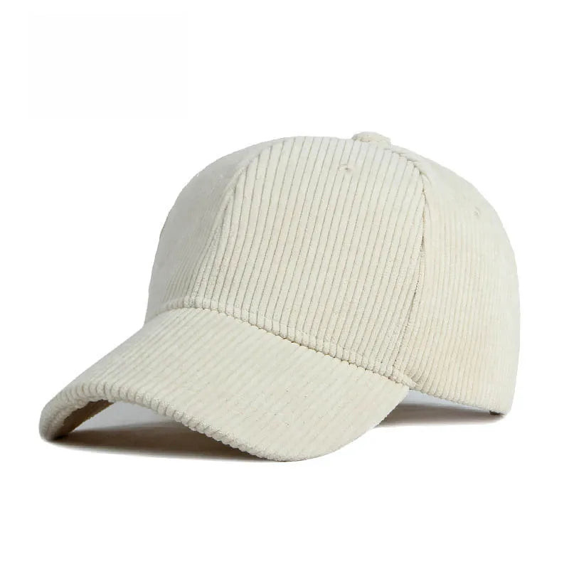 Corduroy Baseball Cap For Women Men New