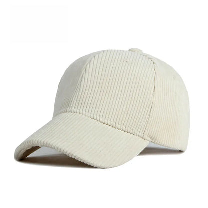 Corduroy Baseball Cap For Women Men New