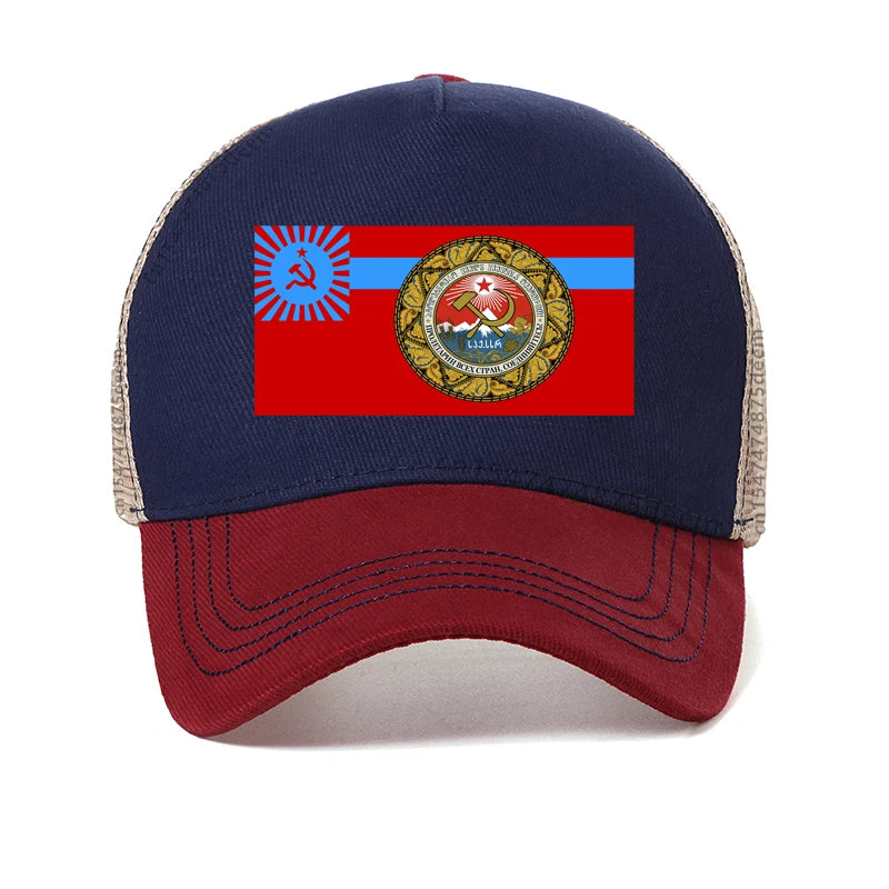 Flag of the Georgian Soviet Socialist Republic Baseball Cap