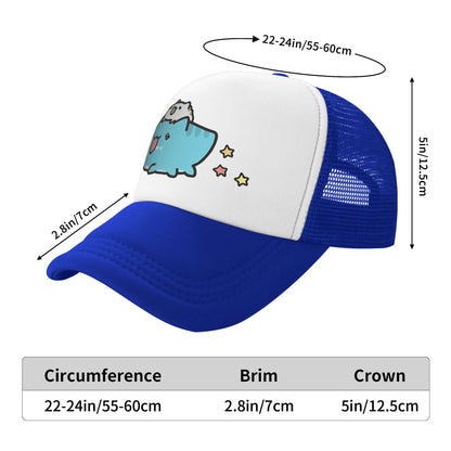 Bugcat Capoo Bug Cat Happy Trucker Hat Baseball Caps
