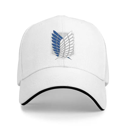 Attack on Titan Print Sandwich Baseball Caps