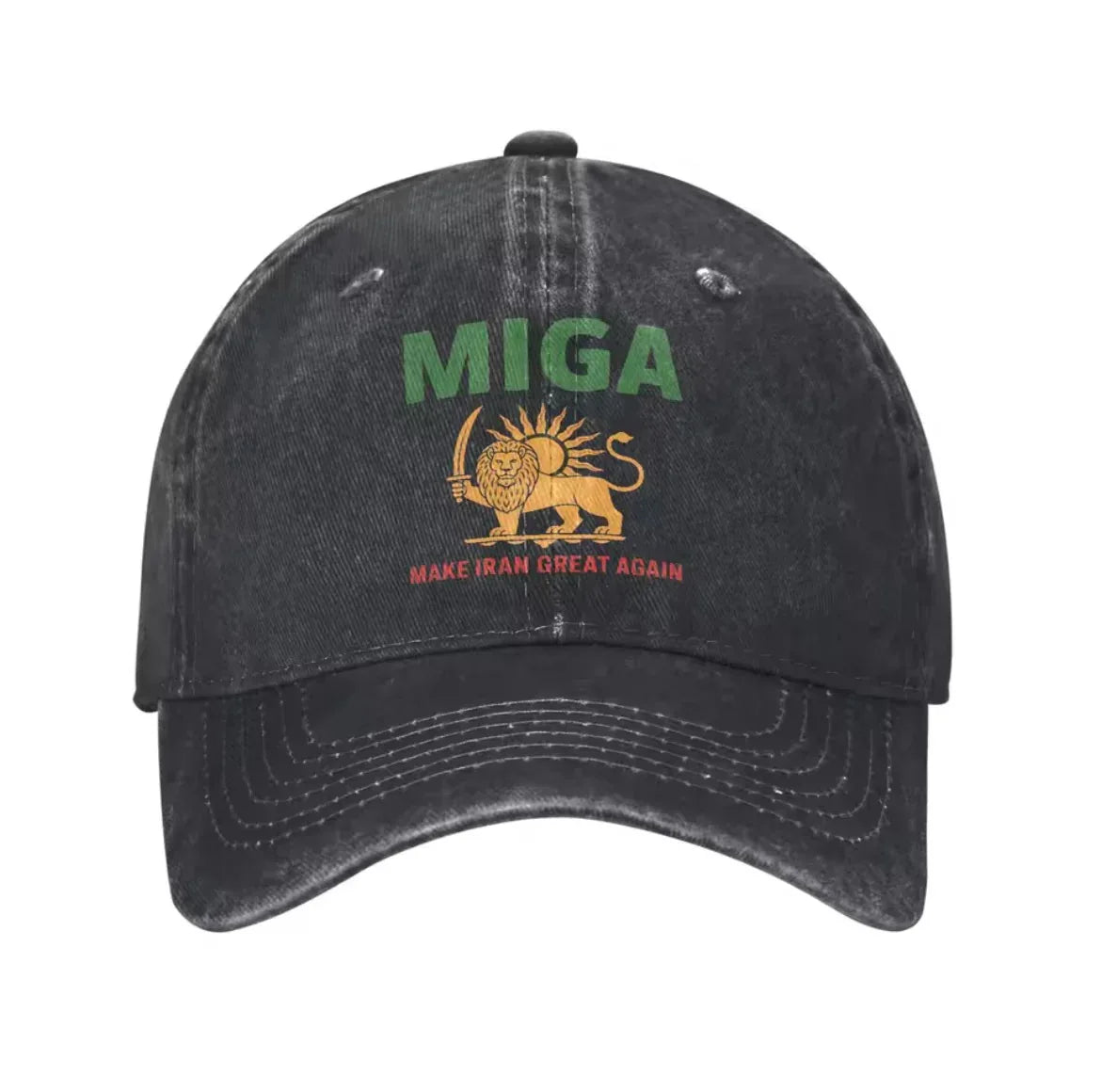 Miga Make Iran Great Again Usa Baseball Cap